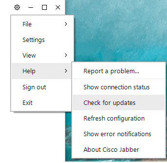 Jabber software client